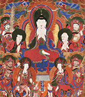 Painting of Vairocana Buddha in Panjeon
